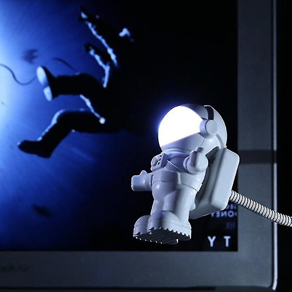 Astronautti LED-yövalo USB-tietokonepöytälamppu