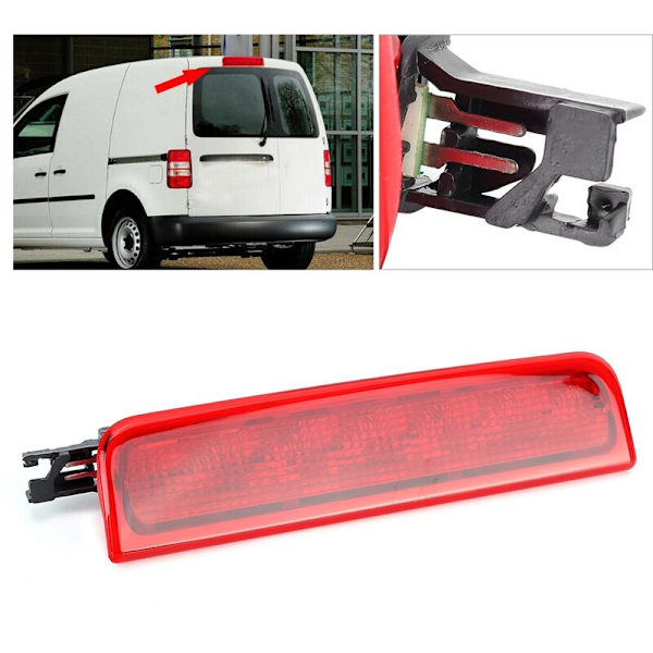 Auto LED Tredje Bromsljus Bak Bromsljus 2K0945087C Lämplig för Caddy III Box 2KA