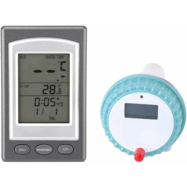 Digital pooltermometer, trådlös digital flytande pooltermometer, spa-vattentermometer - 1 st