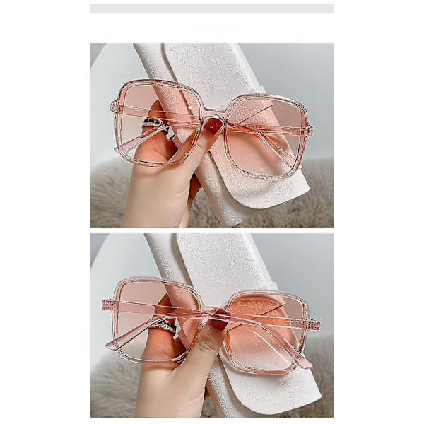 Solbriller til kvinder, Oversized firkantede solbriller til kvinder, Solbriller til kvinder Designer Store ramme Designer solbriller til kvinder Salg Fashion Sung