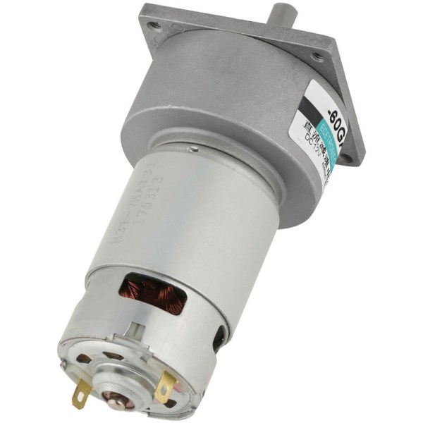 35W Micro DC-växelmotor, justerbar hastighet medurs/moturs (12V, 50RPM)