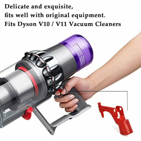 Ersättningsutlösningsknapp Tillbehör Kompatibel med Dyson V11/V10 Dammsugare Reservdelar Passar för V11/V10 Rengöringsverktyg