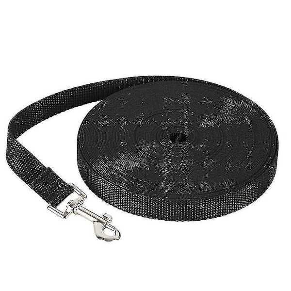 Nylon Pet Dog Lead Leash, 2cm*10 Meter Black Color