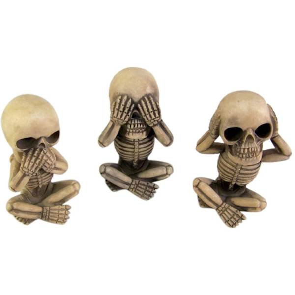Mini luurankofiguurit Macabre Halloween-kodin sisustukseen ja toimiston pöytäkoristeisiin