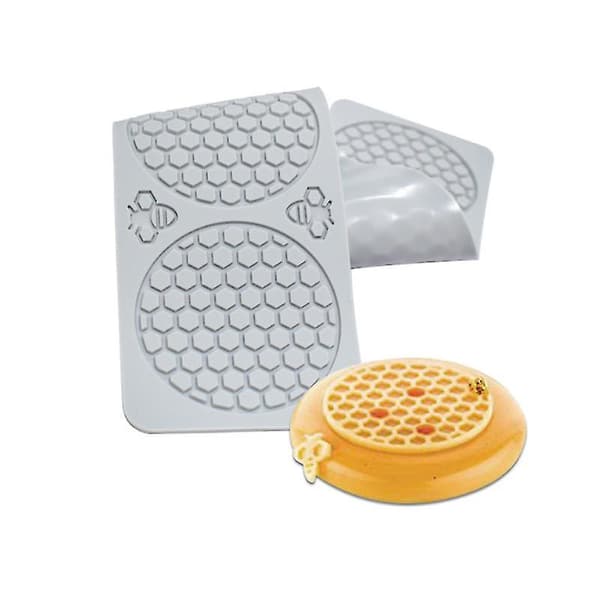 Honeycomb Form Silikoneform Honeycomb Chokoladeforme Dekoration Indsæt Net (E)