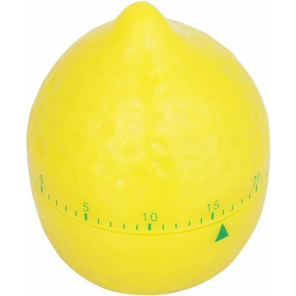 Kökets mekaniska timer ABS mekanisk kökstimer upp till 60 minuter citronform