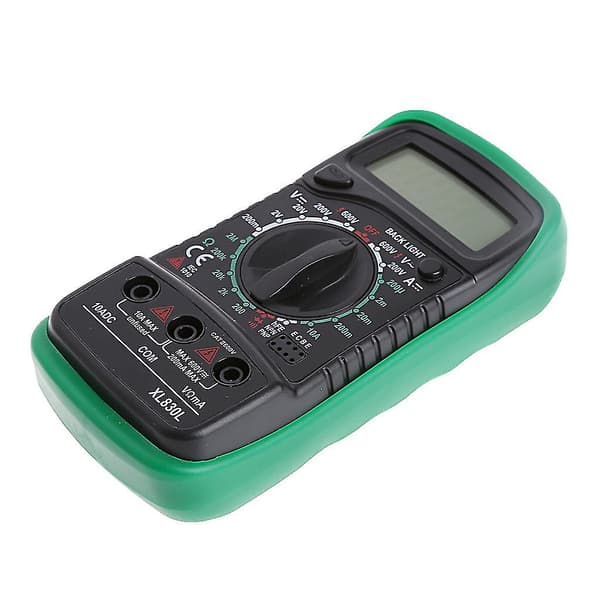Håndholdt digitalt spændingsvoltmeter amperemeter ampere volt meter LCD panel multimeter