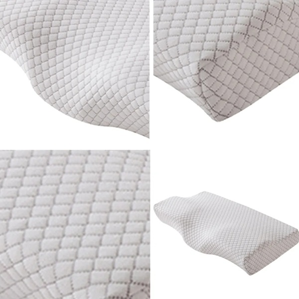 Ortopedisk nackstöd kudde sidosovare kudde 50x30x10cm minneskum kudde