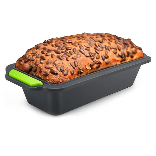 Rektangulær kakeform, Non-Stick silikon kakeformsett - 29,2 x 12,8 x 6,2 cm