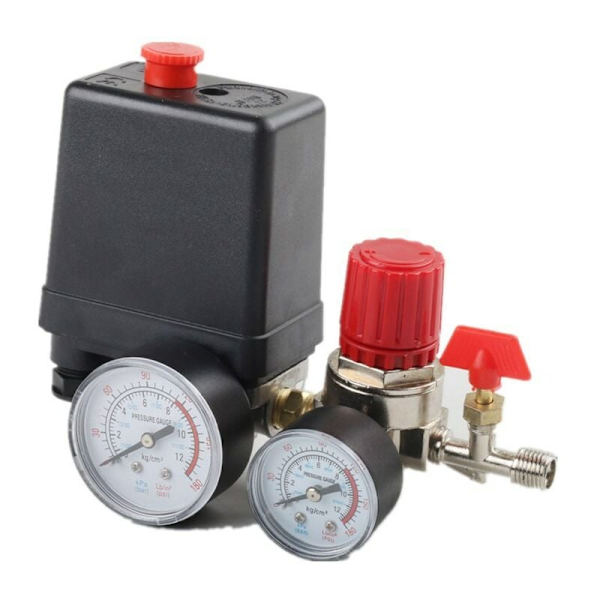 BF luftkompressor tryckbrytare ventil tryckbrytare luftkompressor med tryckmätare regulator