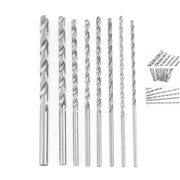 8 st HSS-mikroborrar, metriska borr, borrbitsverktyg 4-10 mm, HSS-borrar 4 mm, 4,2 mm, 4,5 mm, 5 mm, 5,2 mm, 6 mm, 8 mm, 10 mm borrset