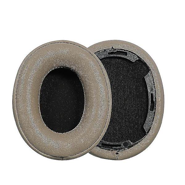 Ørepude-pude kompatibel med Audio-technica Ath-sr50bt Bluetooth-hovedtelefon（Brun grå）
