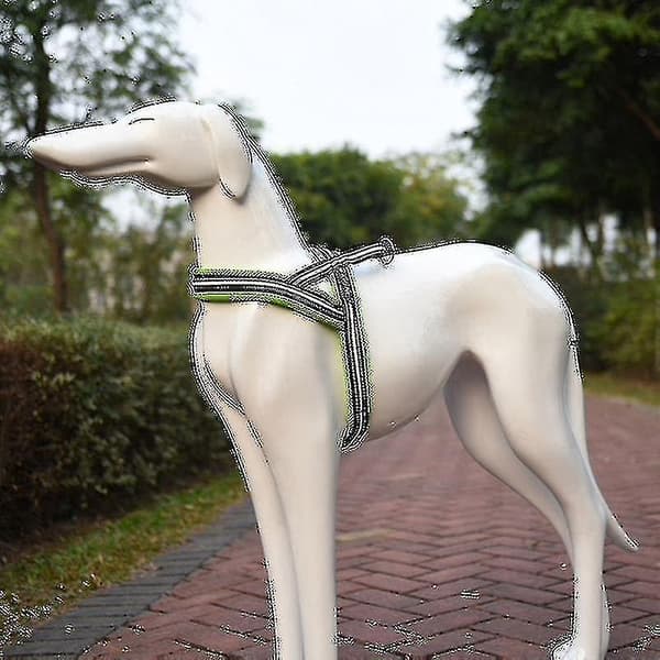 Reflekterende Polyester Brystsele til Hunde A7, Trækbånd til Store Hunde, Sikkerhedskæde