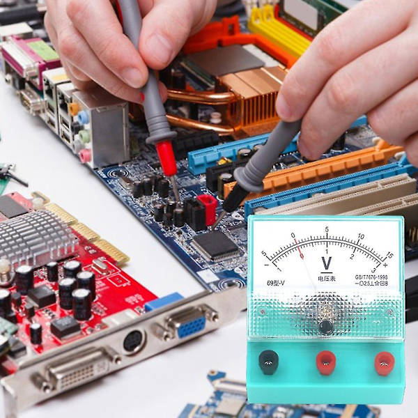 Nuværende panelmeter DC amperemeter galvanometer til elektrikerarbejde laboratorium