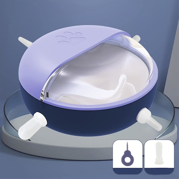 Hvalpe Nippel Feeder, Multi Mund Pet Silikone Bionisk Mælkeskål, Nyfødt Mælk Langsom Automatisk Feeder（P