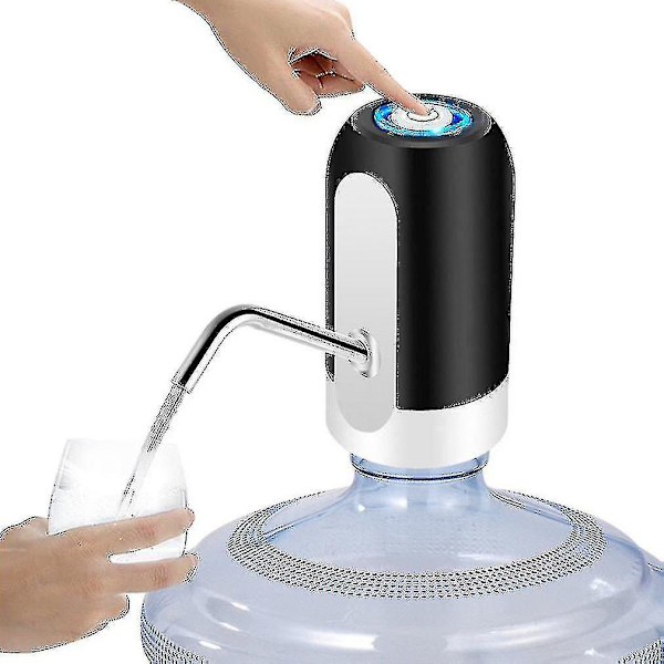 Elektrisk vannpumpe USB oppladbar dispenser flaske fatet vannpumpe F