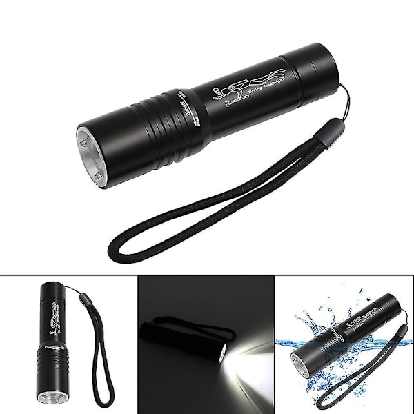 Sukellusvalaisin 60M LED-taskulamppu (A)