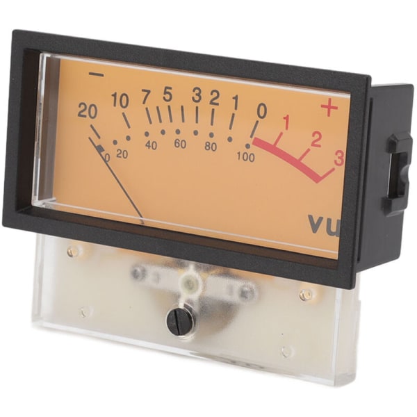 12V högprecision VU-mätare header, DB ljudnivå header, effektförstärkare nivåmätare med bakgrundsbelysning, 500UA, 650Ω