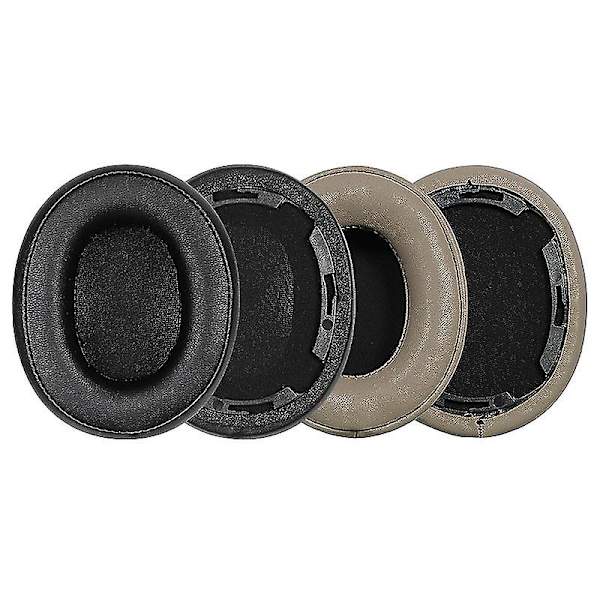 Øreputer pute kompatibel med Audio-technica Ath-sr50bt Bluetooth-hodetelefon (brun grå)