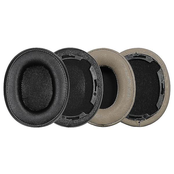 Öronkuddar Kompatibla med Audio-technica Ath-sr50bt Bluetooth-hörlurar（Brun Grå）