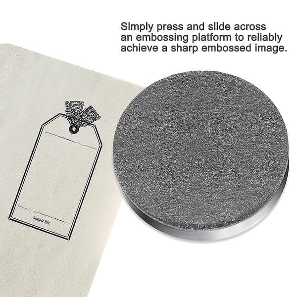 Stampendable Stamping Brush Tool Multifunktionel præcisionspressehåndværktøj til scrapbooking 2 stk-sort