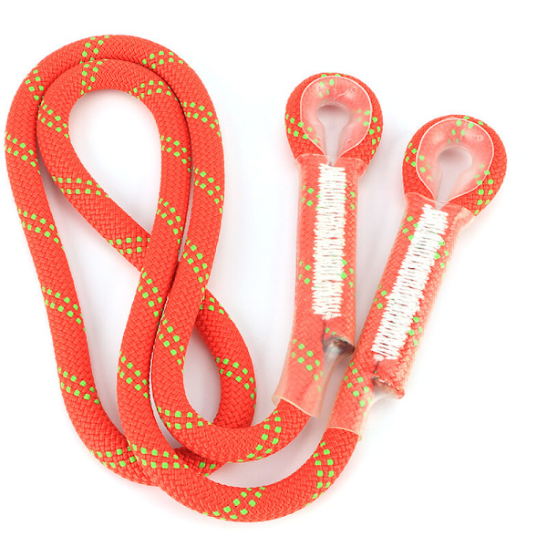 120cm Klätterrep Bromsad Överlevnad Fallskydd Lanyard Bergsklättrare Sling Orange