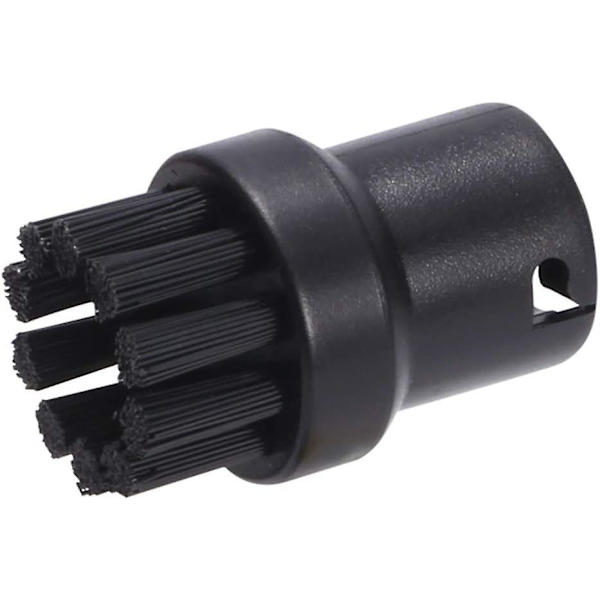 4-pack runda rengöringsborstar för Karcher Sc1 Sc2 Sc3 Sc4 Sc5 Sc7 ångrengörare (svart)