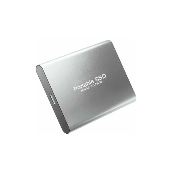 QLUMAM Mobile Solid State Drive Expansion och uppgradering 16TB Portable Solid State Drive (silver), LMLY