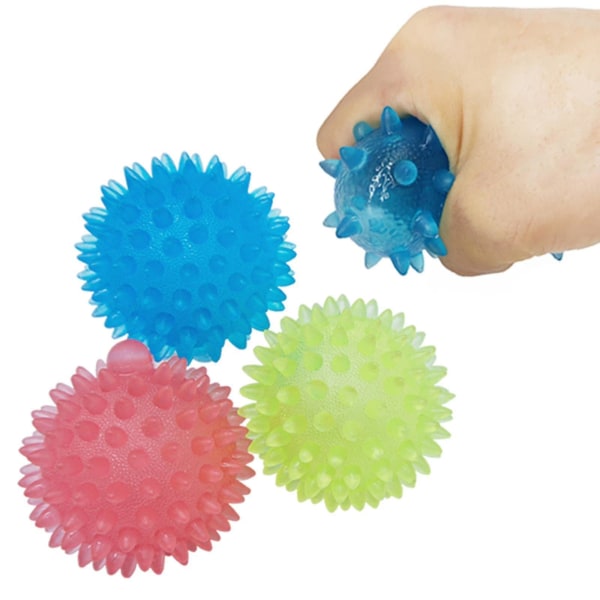 Rund fingerhåndgrep massasjeball, justerbar håndgrepstrener håndutvider（grønn）