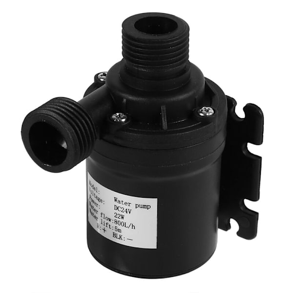 DC 24V Varmvattencirkulationspump Solenergi Borstlös Motor Akvarium Nedsänkbar Pump 800L/H 5M