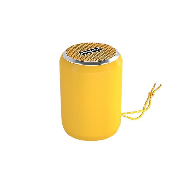 Mini kannettava Booms Bass Bluetooth-kaiutin ulkoilman langaton stereokaiutin Mp3-soitin（keltainen）