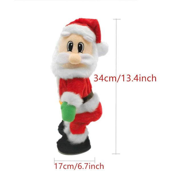 Twerking Jultomte - [engelsk låt] Twisted Hip, sjungande och dansande elektrisk leksak
