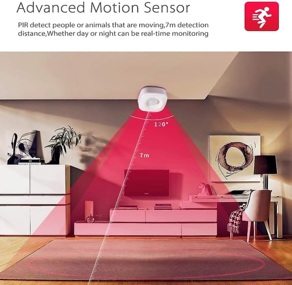 Smart Zigbee bevægelsessensor fungerer med Echo Plus, Echo Studio