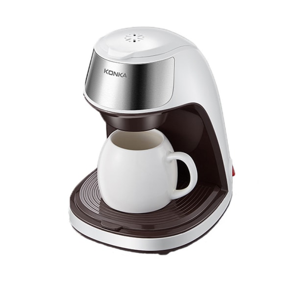 Liten bärbar kaffemaskin Mini Drip kaffemaskin Vit