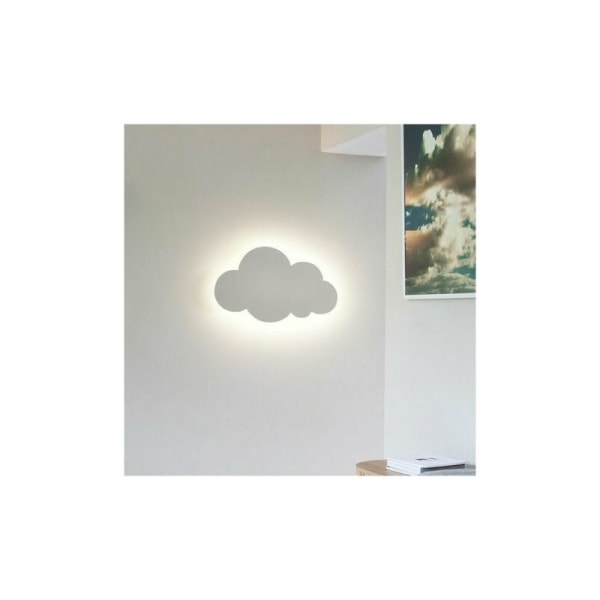 Vägglampa - Molnlampa - Inomhus - Modern - Akrylskärm med integrerat  LED-ljus - Liten vit moln 23374cm Trefärgad lampa 1 st. 7f2a | Fyndiq