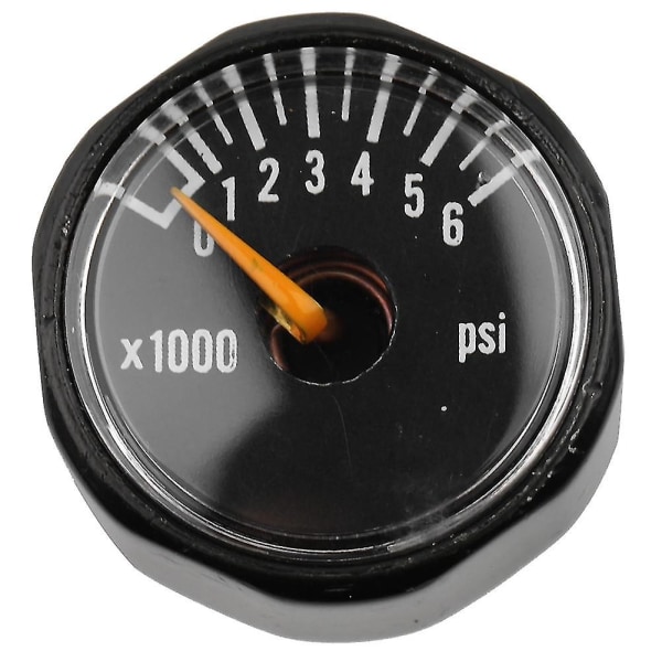 1/8npt præcisionsventil mini trykmåler kuldioxid mikro manometer(6000psi)