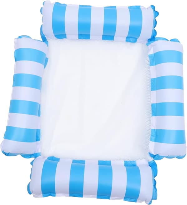 Vandflydende sofa pool flydende hængekøje pool flydende solbadning pool flydende pool (blå)