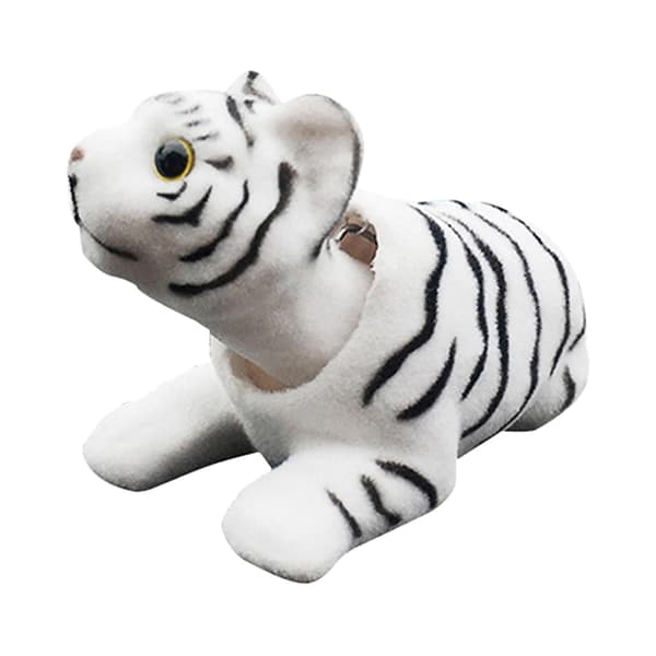 Søt bildekorasjon for dashbord - Hvit tiger