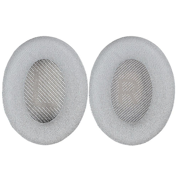 Ørepude-puder udskiftning kompatibel med Bose Quietcomfort 45 / Qc45 (Lysegrå)