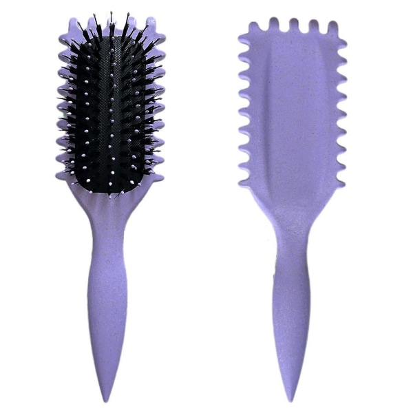 Bounce Curl Brush, Bounce Curl Defining Brush Boar Harjas Hiusharja Muotoiluharja April.3 (violetti)