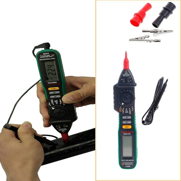 Ms8212a Pen Digital Multimeter Spänning Ström Tester Diod Logik Beröringsfri