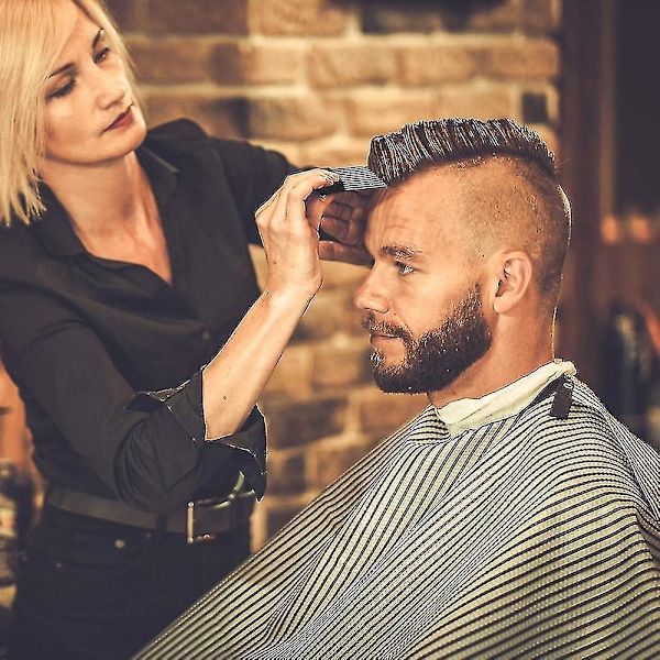 3 stk kammer metallkam hårføner bred tann kam salong bruk for frisør styling verktøy