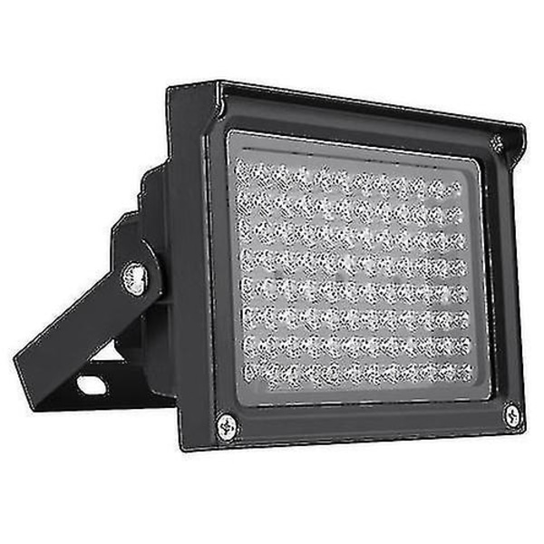 96 Leds Ir Illuminator Array Infrarøde lamper Night Vision Utendørs Vanntett kompatibelt CCTV-sikkerhetskamera（svart）