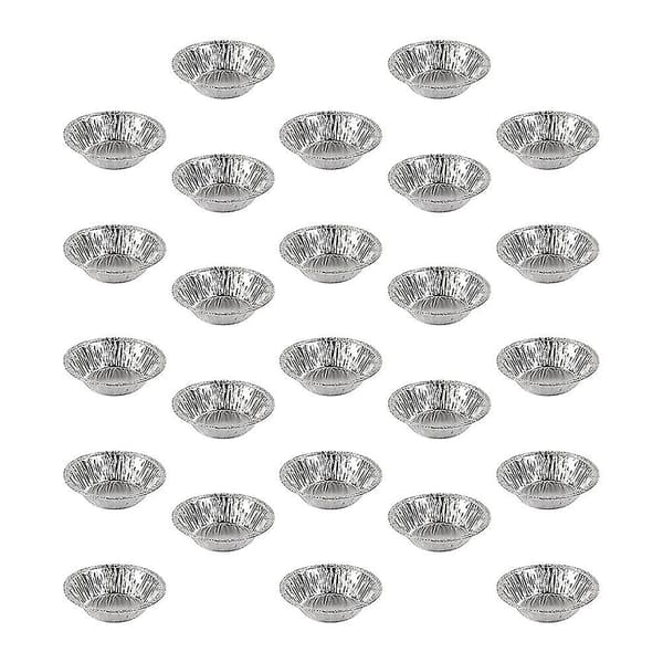 250 st engångsformar för äggtartletter, miniformbrödsformar, bakformar (7 cm)