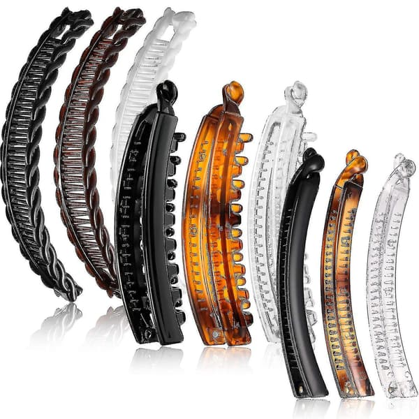 Banaaniklipsit Set, Clincher Combs Grip Fishtail Clips 3style 9kpl