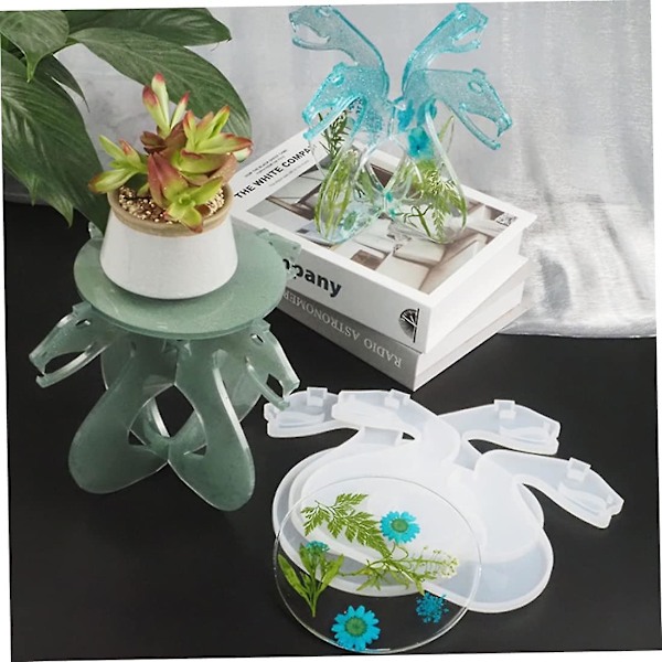 Harpiksform Potteplante Stativ Epoxy Støbeform Slangeform Display Stativ DIY Værktøj Håndværk & Sytilbehør