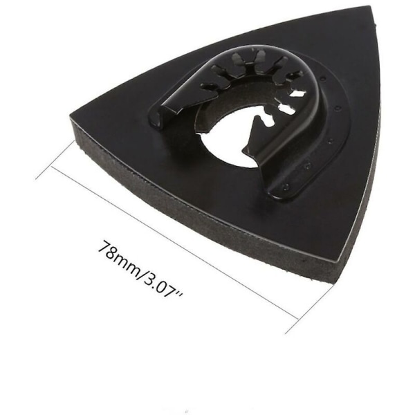 Triangulär oscillerande verktyg Snabbkoppling Slipningsplatta Passar Dremel Multiverktyg S07 20 Dropshipping