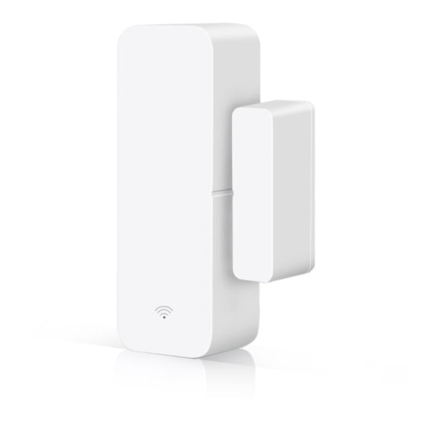 Trådlös WiFi Smart Dörrfönstersensor, Lågenergi hemlarmfjärrkontroll kompatibel med Alexa,