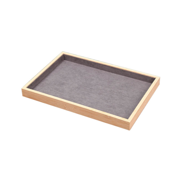 Smykke Display Case Skuffe Bakke Træ Showcase Smykkeholder Style A