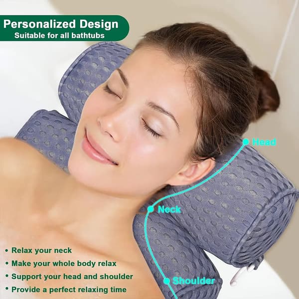 Badkudde badkudde massagekudde 4D sugkopp badkudde